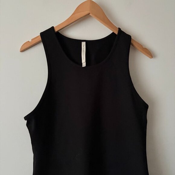 Aritzia Group by Babaton Ariane Racerback Dress Stretch Jersey Black Size Large - Picture 4 of 6